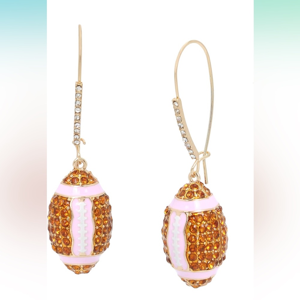 Betsey Johnson Football Earrings ๐ - Picture 2 of 8